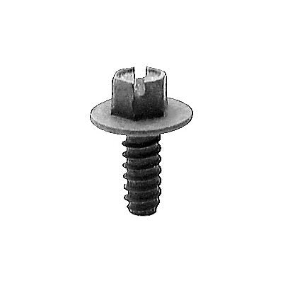 E-Coated Slotted Hex Plate Screws - (#16421)