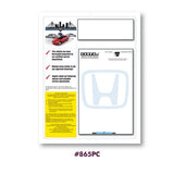 Blank Laser Forms (#865P)