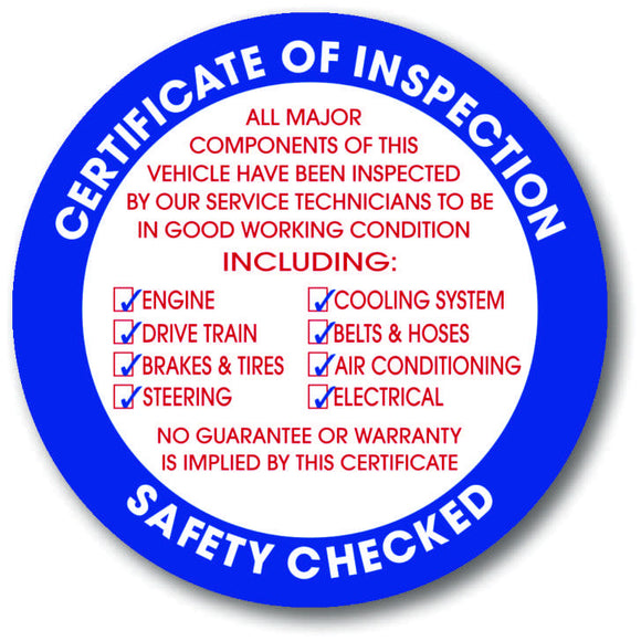 Inspection Stickers (#520)